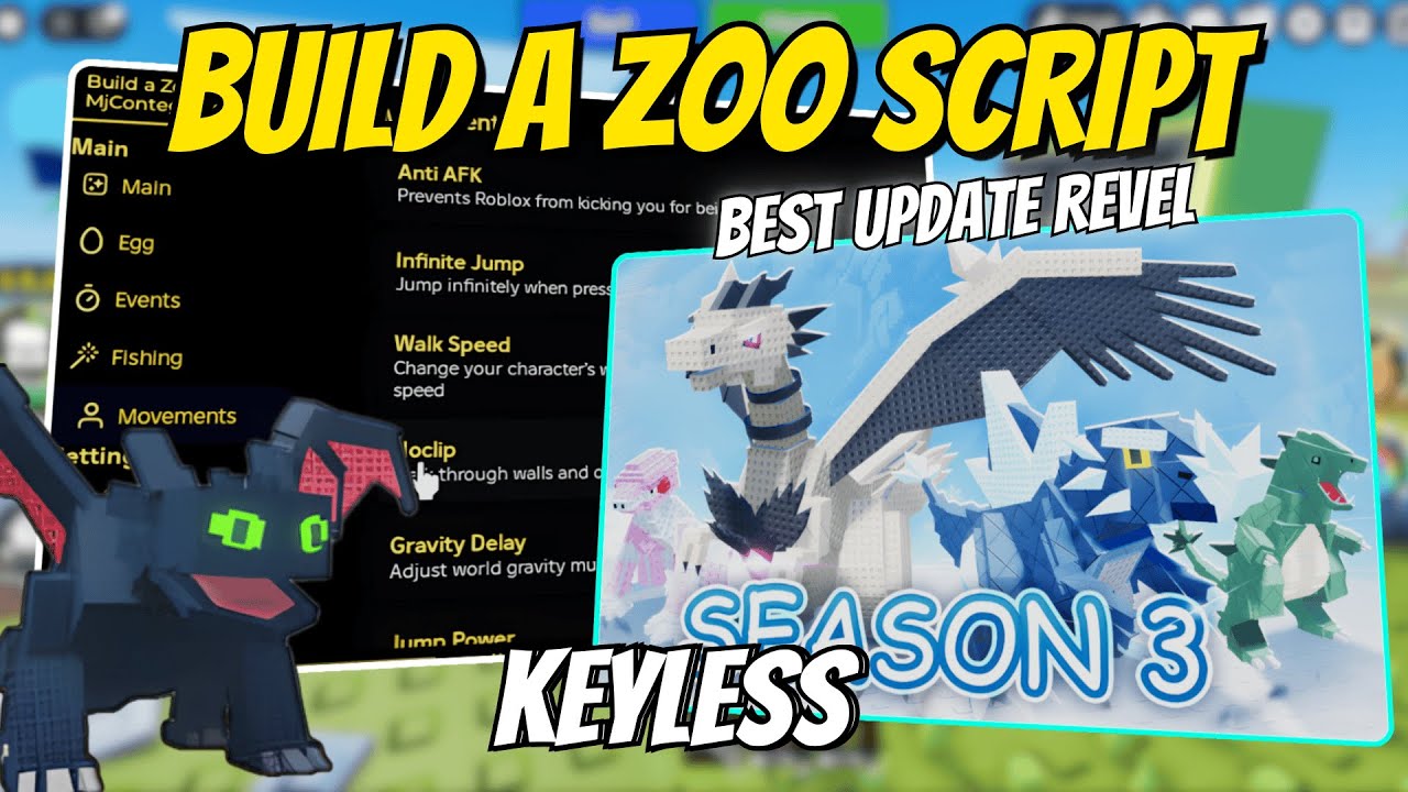 🥚 WORKING Build a Zoo Script *KEYLESS* | Auto Hatch, Auto Farm, Auto ...