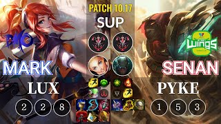 DMO Mark Lux vs JAG Senan Pyke Sup - KR Patch 10.17