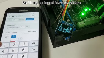 Testing OLED display on MRR ESPA (ESP32 + Marlin)