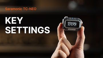 5 key settings for a quick start with TC-NEO | TC-NEO Tutorial