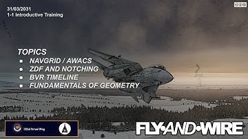One-to-One Public Training Session: NAVGRID, ZDF&Notching, Timeline, Geometry [DCS F-14 RIO]