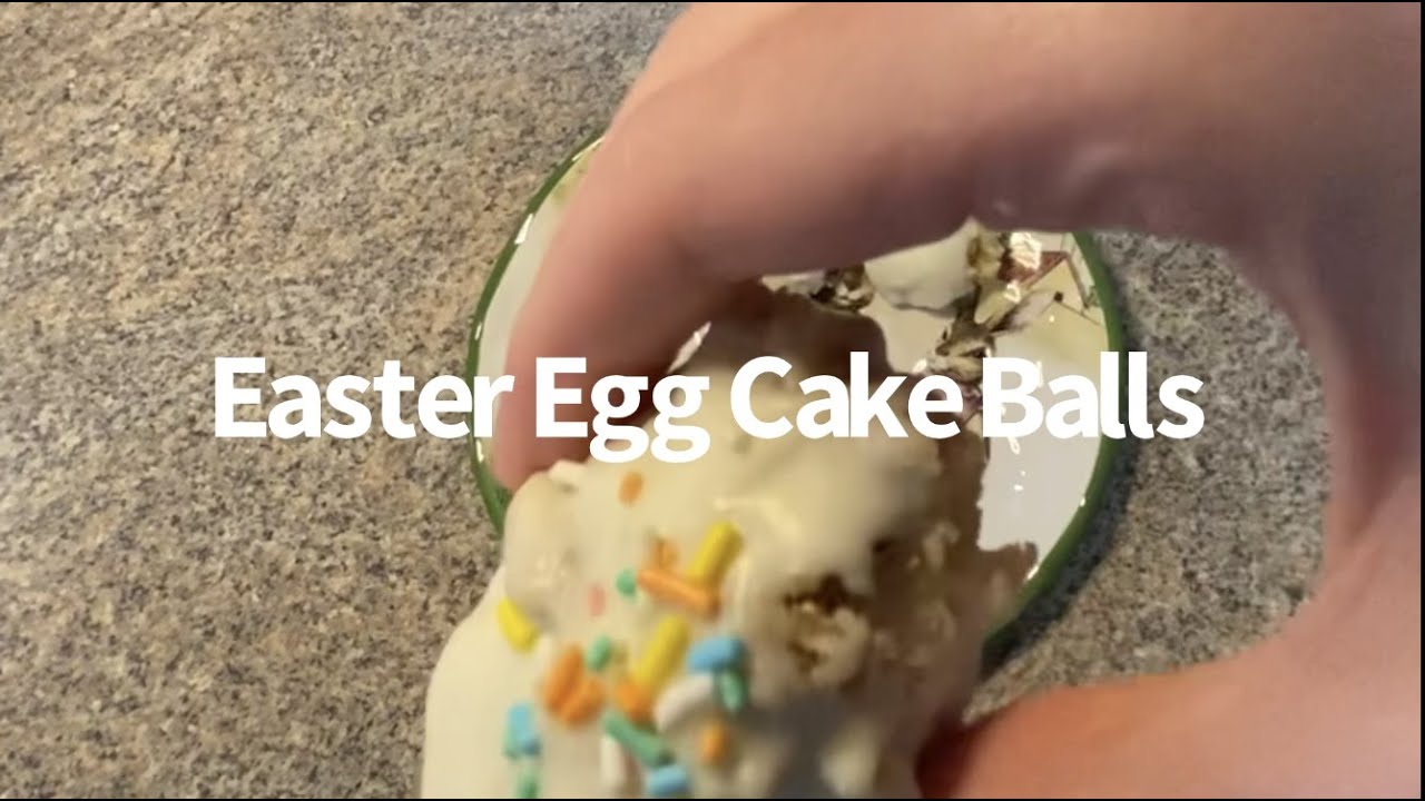 Easter Egg Cake Balls