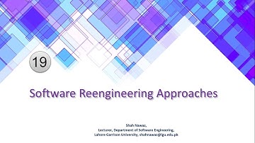 19-a- Software Re-engineering Approaches