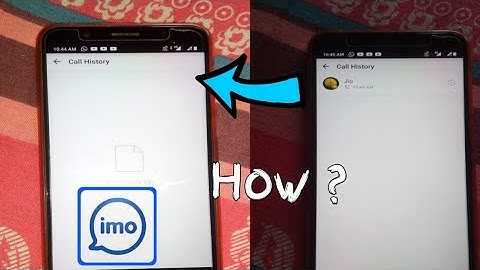 How To Delete My IMO Call History || Trending Tech Zone