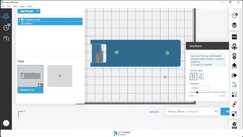 3D Printing Tech Tip: Inserting Anchor Columns in GrabCAD Print