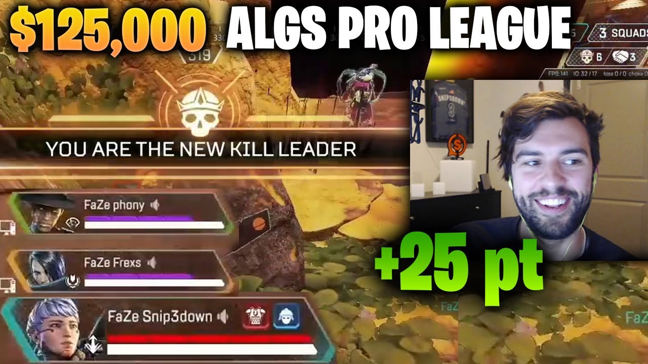 Snip3down reacts to His Best Game with new Teammates in $125K ALGS Pro League S2 Day #2