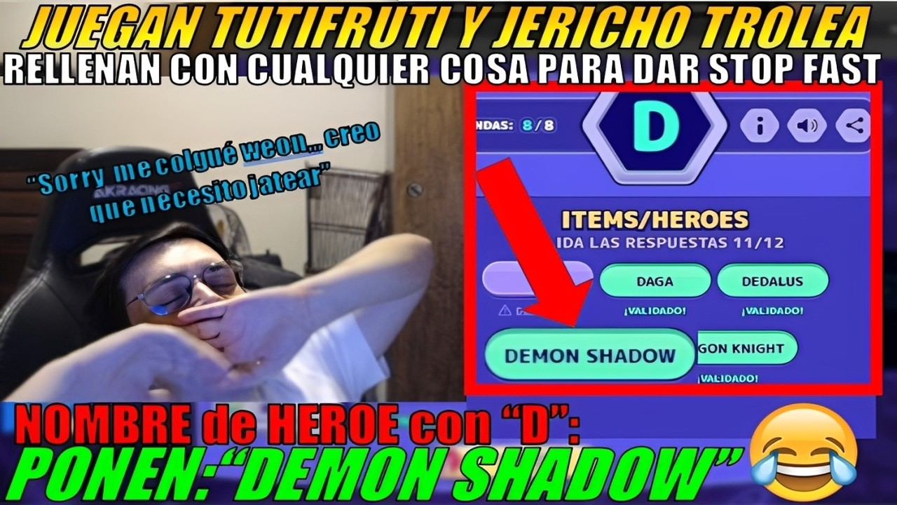 🤣MATTHEW, se CUELGA su CEREBRO al JUGAR TUTIFRUTI(STOPOTS | PONEN HEROE con 