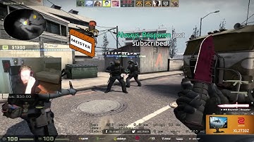 CS:GO - Olofmeister playing FPL on Overpass with s1mple