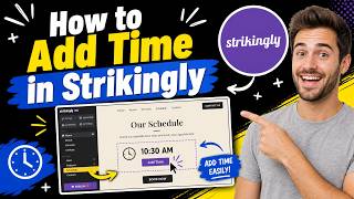 How to Add Time in Strikingly