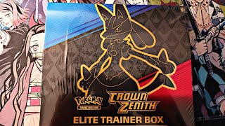 Pokemon Crown Zenith Elite Trainer Box Unboxing!