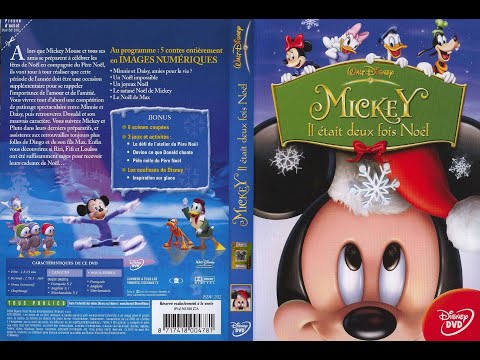Début Du Disney S Mickey Il Était Deux Fois Noël Film 2004 DVD FR 