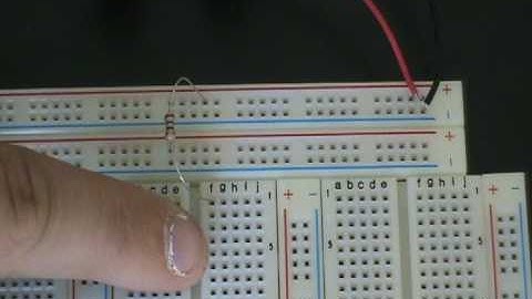 Robotics and Electronics Tutorial - 16 - Breadboard Circuit