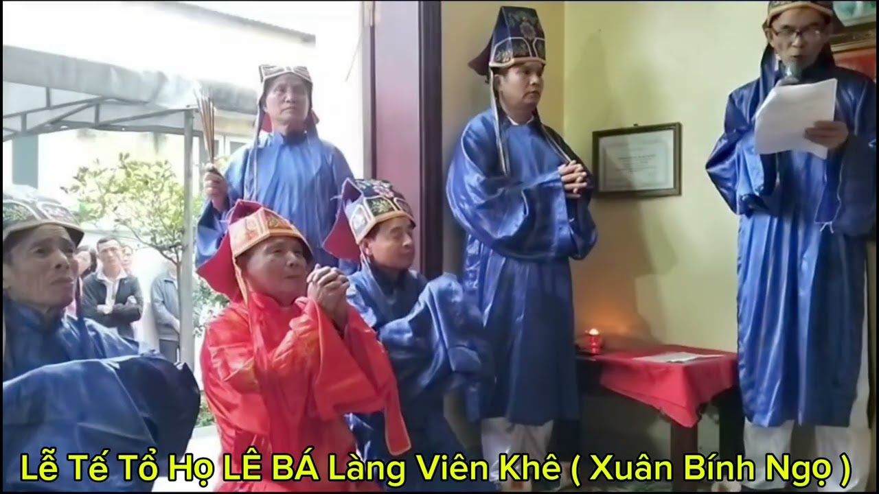 Lễ tế Tổ HỌ LÊ BÁ Làng Viên khê ( ( Xuân Bính Ngọ )