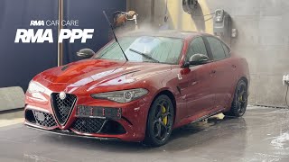 We Applied PPF to an Alfa Romeo Giulia, and This Is What Happened. Alfa Romeo Giulia Wrap
