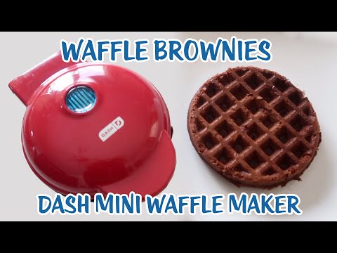 Dash Mini Waffle Maker Review Unboxing Waffle Recipe - Bow and Go