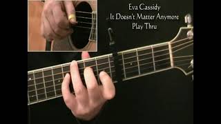 Eva Cassidy It Doesnt Matter Anymore | Guitar Play Through
