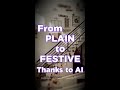 Transforming My Staircase with AI: Festive Wreaths and Swags! 🎉🌟 #shorts