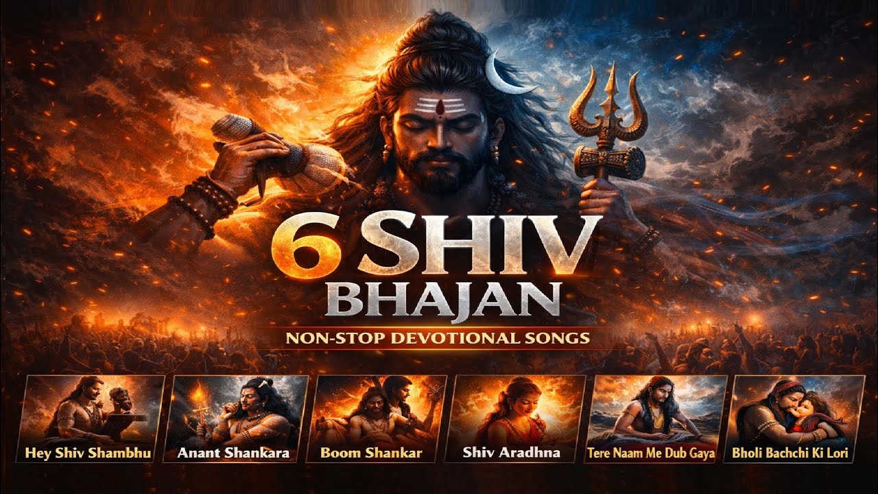 6 Shiv Bhajan Non Stop 🔱 | Powerful Mahadev Bhajan | Shiv Bhakti Songs