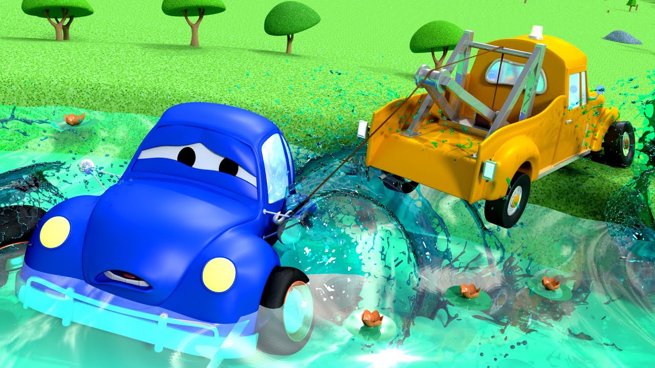 レッカー車のトム 魚釣り L 子供向けトラックアニメ Truck Cartoon For Kids Youtube