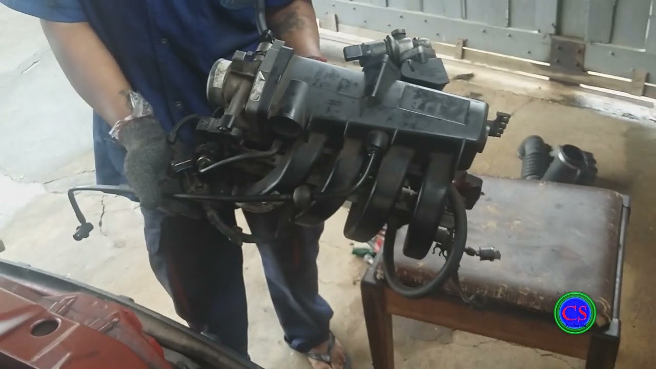 Retirando o coletor da admissão - Fiesta Endura