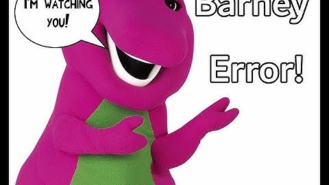 Barney Error - Full Gameplay - No Commentary