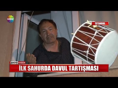 İlk sahurda davul tartışması