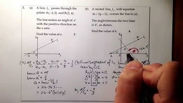 Higher Hwk PaperE Q1 Gradients and Angles Straight Line