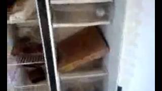 1 Year worth of rotten food in fridge - eww eww ew ewewewewew ewew