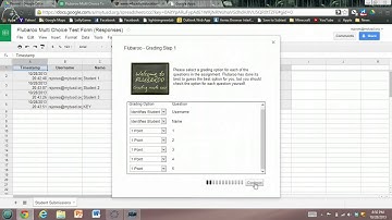 Google Forms and Self Grading Quiz Script: Flubaroo