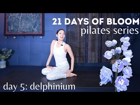 Day 5: Delphinium | STRENGTH with weights - 21 Days of Bloom - Pilates Workout to plant Trust