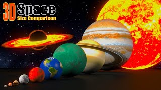 3D Space Size Comparison