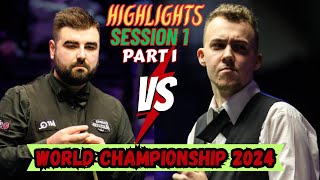 Andres Petrov vs Jamie Clarke | World Championship Snooker 2024 | Session 1 - Part 1