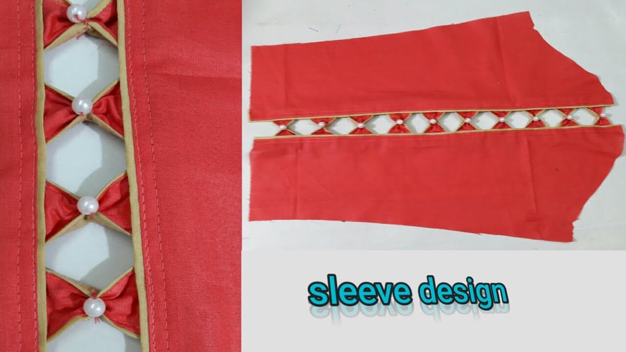 Image result for Latest unique beautiful new sleeve design piping and moti at shop