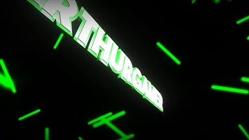 intro 3D para Arthur gamer faço intros gratis