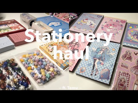 TEMU STATIONERY HAUL