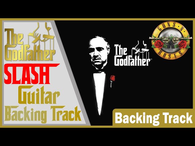 The Godfather Theme Guitar Backing Track - Slash | Guns N' Roses | Eb Tuning | Download Link in HQ class=