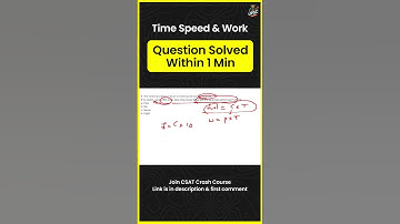UPSC CSAT | Speed Time & Work V2 - Solving Within One Minute. #upsc2025  #ias