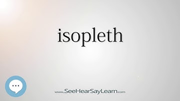 isopleth - Smart & Obscure English Words Defined 👁️🔊🗣🧠✅