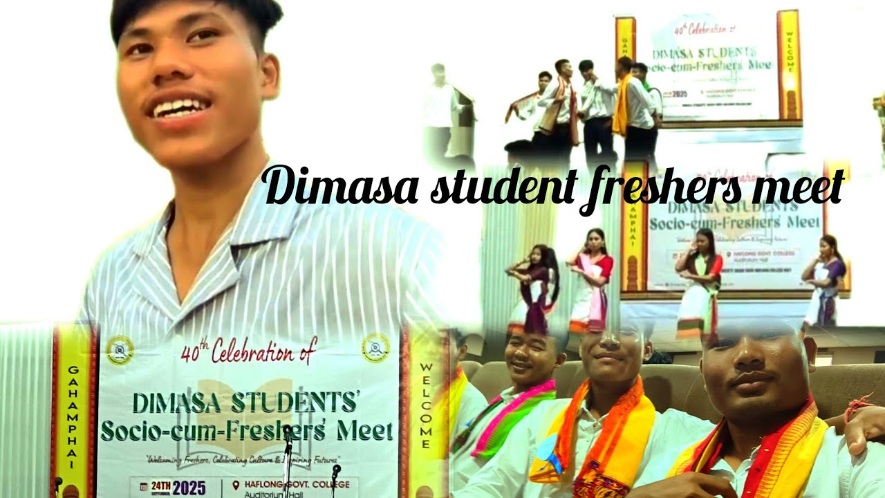 Dimasa student freshers meet. 40 celebrate🎉|| HAFLONG govt. college auditorium.. 