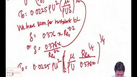 Lecture 22: Boundary Layer Theory (Contd.)