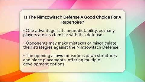 Is The Nimzowitsch Defense A Good Choice For A Repertoire? - The Chess Codex
