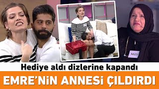 Nurgüle Hediye Aldı Dizlerine Kapandı Emrenin Annesi Adeta Çıldırdı