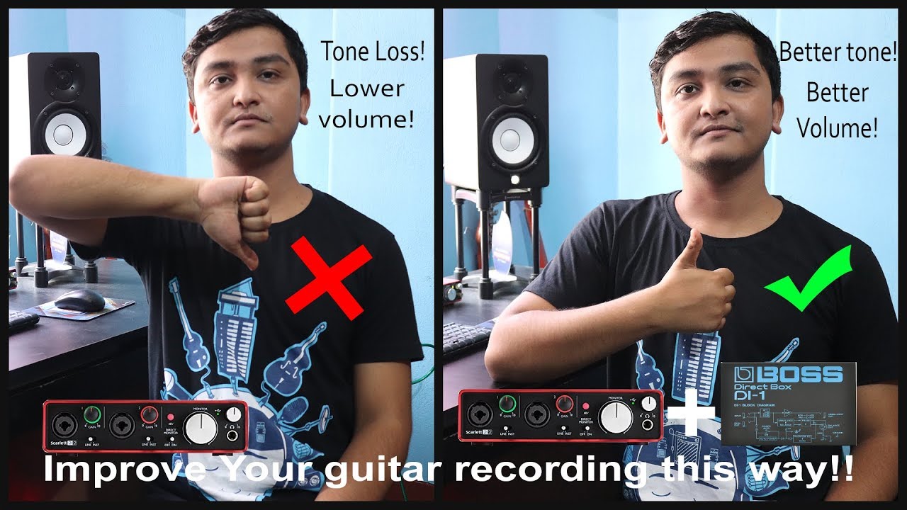 Tone Loss?? Level up your Guitar recording in focusrite interface