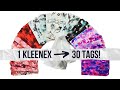 Printing with kleenex stunning results using tissue alcohol ink and a gel plate  easy and fun