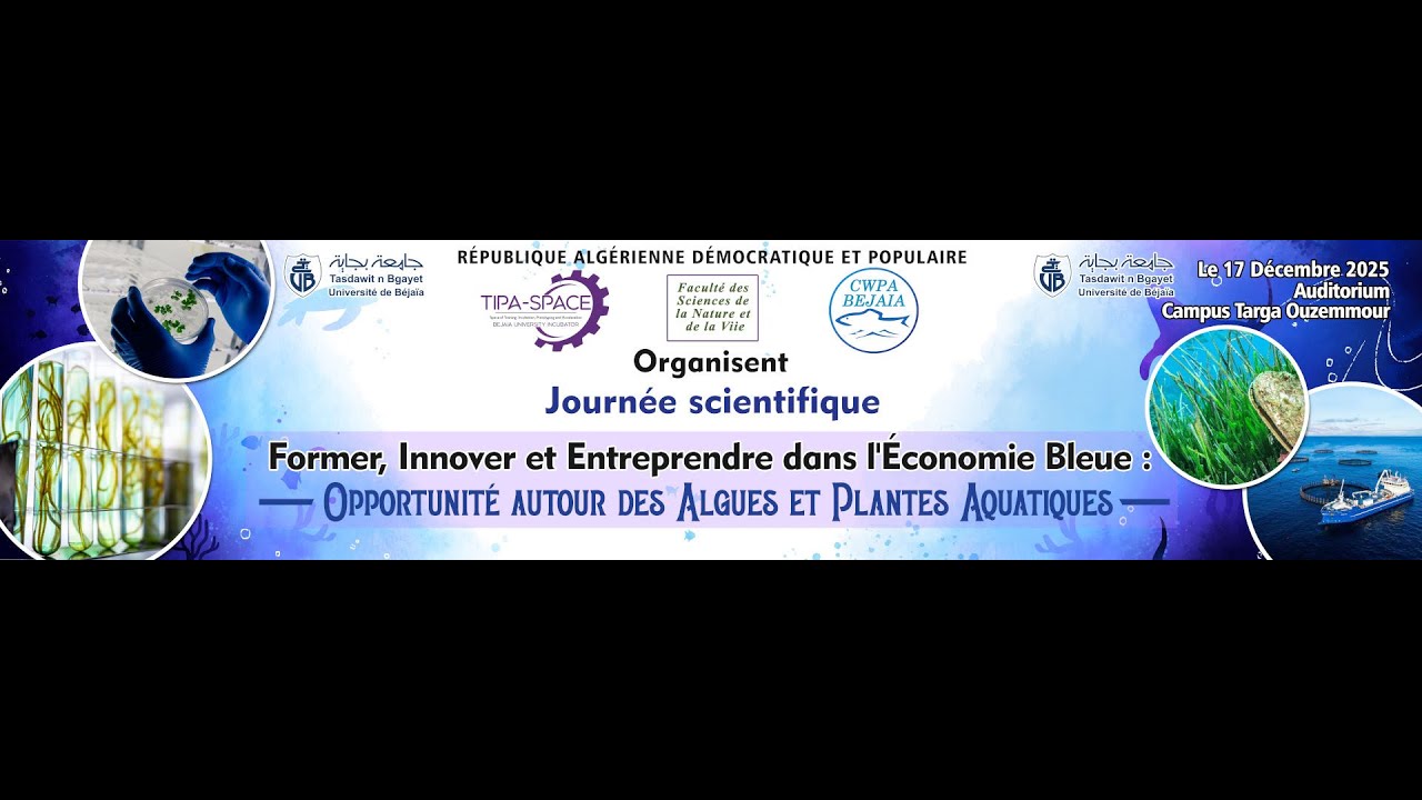 Formation, Entrepreneuriat et valorisation des ressources marines: Algues et plantes aquatiques