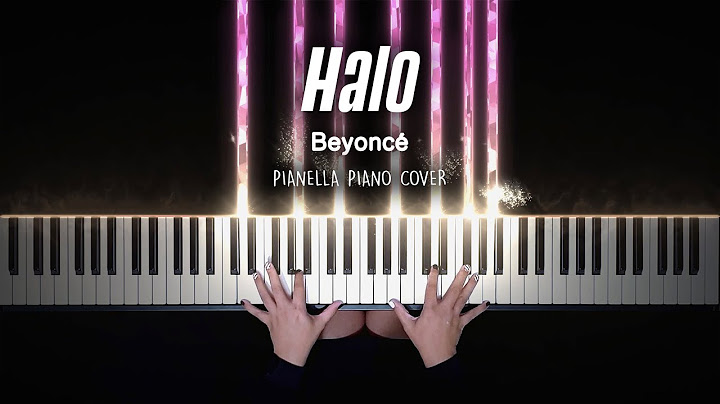 Halo Piano version - Piano performance video thumbnail