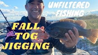 FALL JIGGING FOR BLACKFISH (TAUTOG) ON THE SOUTH SHORE OF LONG ISLAND. #BLACKFISH #FISHING #TAUTOG