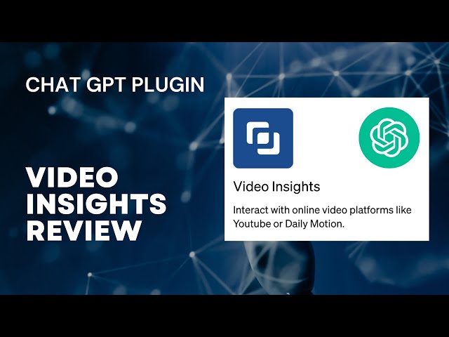 ChatWithVideo & ChatGPT plugins for Video Analysis Like ChatWithVideo