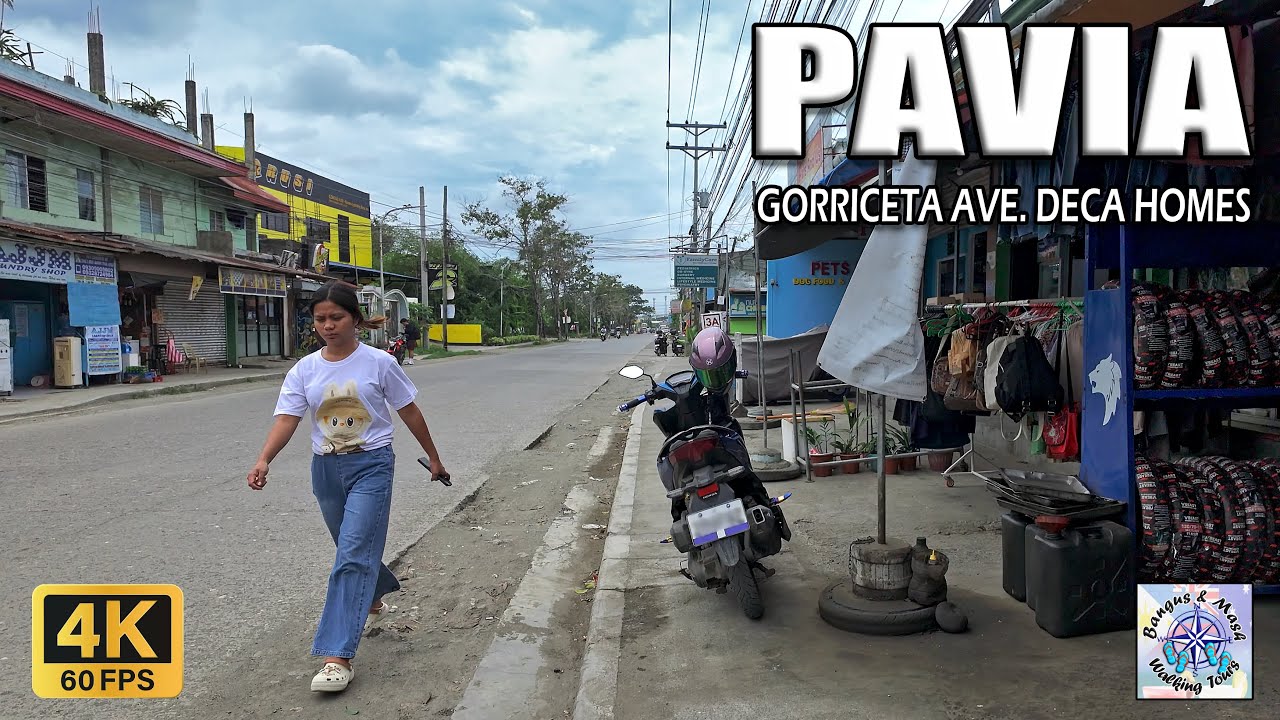 The Heart of Pavia: Walk Along Felix Gorriceta Jr. Avenue! 🏙️✨ 🇵🇭