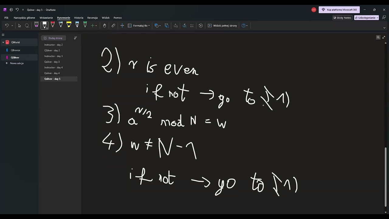 QSilver36 - Quantum Computing and Programming Workshop organized by QPoland - Day 5 (6.03.2026)